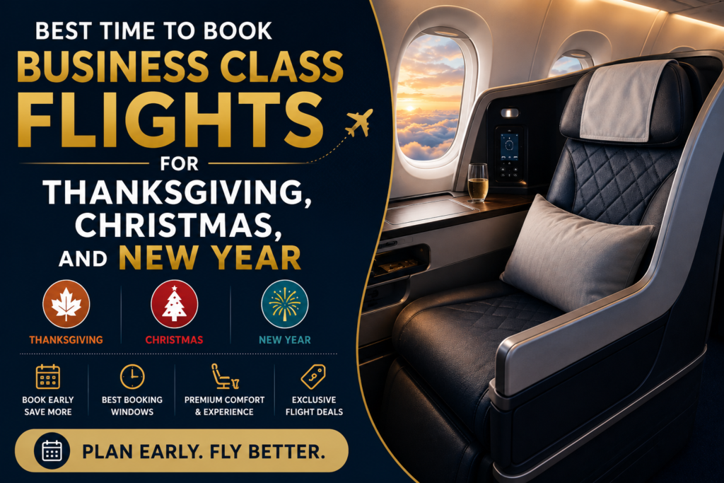 Best Time to Book Business Class Flights
