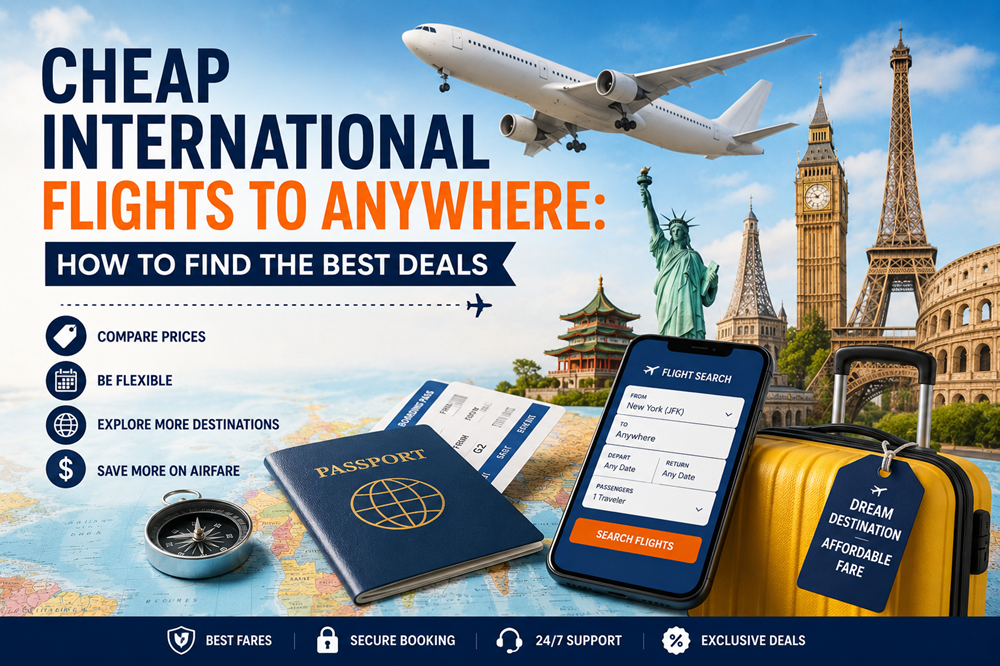 Cheap International Flights to Anywhere How to Find the Best Deals